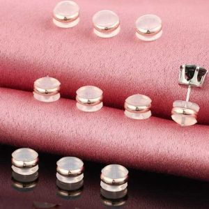 50pcs Rubber Earring Back Stoppers Plugs DIY Earrring Jewelry Making Findings Accessories Earrings Back Plug End Stoppers