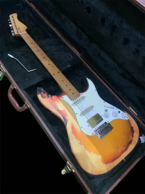 Electric Guitar Stratocaster Hss ตัดคอยได้ ทำโลโก้ไห้ฟรี