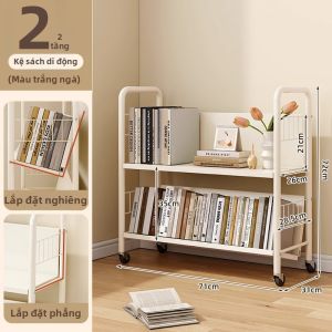 Giá Sách Đa Tầng Di Chuyển Được