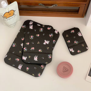 Cute Flower Small Lamb Folding Mirror Portable Makeup Mirror for Women Home Student Dormitory Stand Mirror Beauty Tool