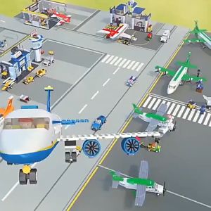 Aviation Aircraft Series Building Blocks Toys Set Lego Building DIY Assembled Educational Toys