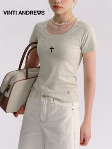 Short Sleeve U-Neck T-Shirt