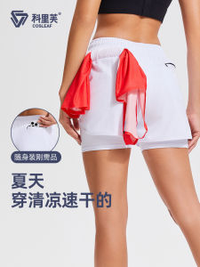 High Waist Sports Shorts Womens Summer New Yoga Pants Anti-Light Fitness Three-Quarter Length Pants Slimming Effect