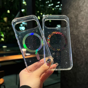 เคสโทรศัพท์แบบแม่เหล็กสีสันสดใส ป้องกันการตกหล่น ดีไซน์เรียบง่าย ป้องกันรอยขีดข่วน สำหรับ Google Pixel 9 pro