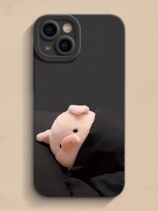 Adorable Sleeping Pig Phone Case for OnePlus 15/13T/12/11 Ace 5/6/5/2v1+9pro1+8/7t Female 10pro Angel Protective Cover