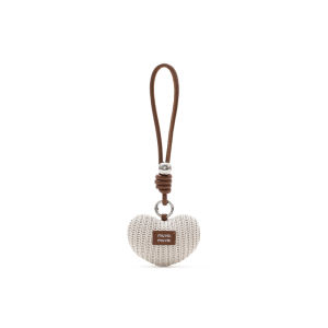 Handmade Heart-shaped Bag Charm Lovely Decorative
