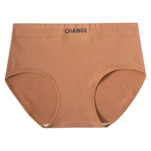 JIAZINI | Womens Sporty Pure Cotton Underwear Seamless Triangle Shorts Breathable Comfortable Mid-Waist Antibacterial Panties