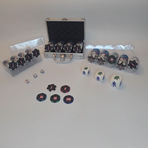 【Merlion Social Club】Singapore Style Mahjong Chips Set / 14g Heavy Chips / $300 $400 or $500 Base【Ship Out 24Hrs】