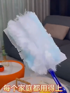 Disposable Electrostatic Duster Retractable Adhesive Dusting Broom for Home Use Dismantle Wash and Replace Cleaning Tool