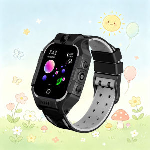 Kids Smart Watch SOS LBS Location Tracking SIM Card Two-way Call HD Camera Voice Chat Student Safety Childrens Smartwatch H10