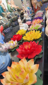 Hoa Sen Gốm Đế Sen Sứ Cắm Nhang Trang Trí Ban Thờ Dâng Ban Phật Bàn Trà Đạo Tiểu Cảnh Thả Bát Minh Đường Tụ Thuỷ