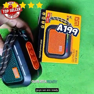 A199 SPEAKER CAS TAHAN 5 JAM SUPER BASS BLUETOOT Min ori 100% SPK 5.3 BT FM USB AUX TWS 8W portabel SPIKER KOTAK TYPE C H73 Bluetooth BULAT SPEKER BLUTUT BESI KARAOKE AUDIO SUARA BAS MINIATUR WATERPROOF ANTI AIR JERNIH NGEBASS BAS PORTABLE SOUND AUDIO  ya