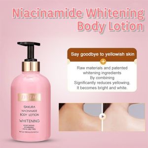[Whiten by 3 degrees in 5 days] Niacinamide Whitening Body Lotion Sakura Cherry Extract Essence Moisturizing Body Care