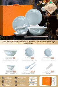 JINGDITAOCI | Glaze Undercolor Porcelain Tableware Set