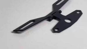 Motorcycle Universal License Plate Bracket Taillight Mount Support Folding Number Plate Frame Holder Mount Motorbike Accessories