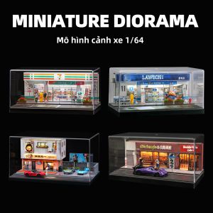 Mô Hình Cửa Hàng 7-Eleven 1:64
