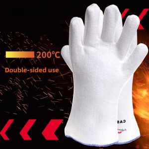 CASTONG | Heat Resistant Gloves 200 Degrees Celsius BBQ Cooking Fireproof Anti-Scalding High Temperature Resistant Gloves Kitchen Tools