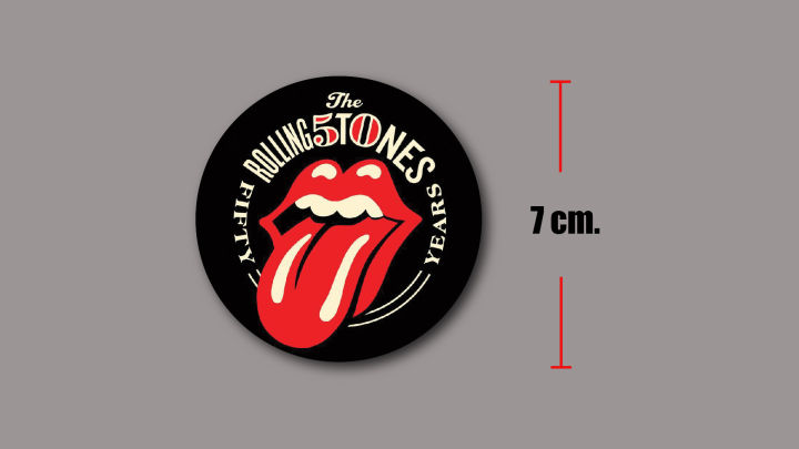 sticker pvc the rolling stones สติกเกอร์ เดอะ โรลลิ่ง สโตน งานพิมพ์ดีที่สุด OFFSET PRINTING ...