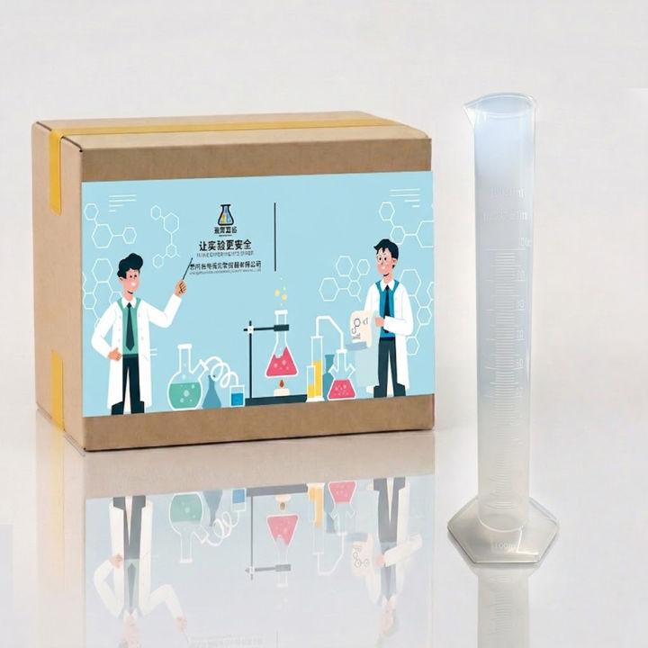 Lab Tools Transparent 1PCS Hexagon Bottom Transparent Measuring Plastic Graduated Cylinder ...