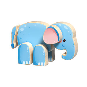 MWZ | Intelligent Development Wooden 3D Animal Puzzle