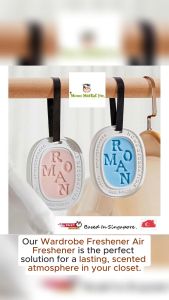 Wardrobe Fragrance Elegant Gypsum Soy Wax Aromatherapy Hanging Fragrance for Wardrobe & Closet
