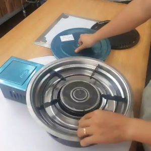 Bếp ga lẩu nướng đa năng bếp lẩu nướng 2 trong 1 bằng ga bếp nướng kết hợp lẩu âm bàn Bếp ga lẩu nướng BBQ