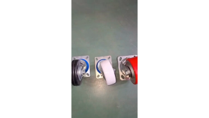 Roda Lori KARET 4" inch / 100 mm Multi Arah Besi Caster Troli - Trolley SWIVEL Castor Wheel LEGION