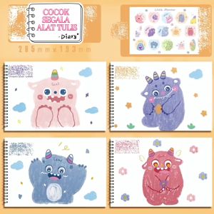 Buku Gambar Lukis Sketsa Anak Mewarnai Sketchbook A4 ST0021