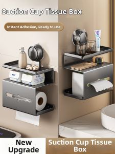 ASCOR | Suction Cup Toilet Paper Holder Wall-mounted