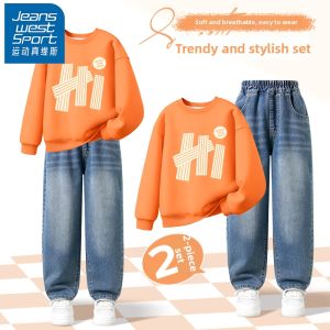 JEANSWEST SPORT | Early Autumn Children Trousers Straight Jean Pants