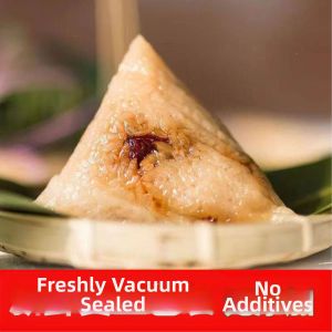 Fresh Handmade Glutinous Rice Dumplings Sweet Salty Dates Red Bean Paste Vacuum Packaged