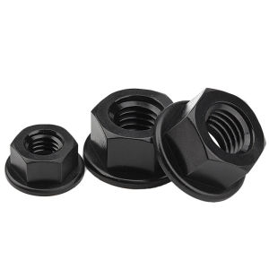 LANGSIMING | Nylon Hex Flange Nut With Washer Insulated Anti-Loosening