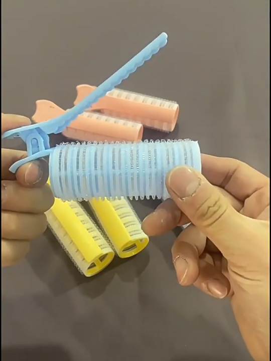 Kẹp Uốn Tóc Mái Tạo Kiểu 11cm Thiết Kế Mỏ Vịt Kiểu Mới, Dụng Cụ Làm Phồng Chân Tóc Tự Nhiên Không Dùng Nhiệt An Toàn