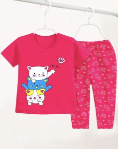 setelan baju piyama anak perempuan