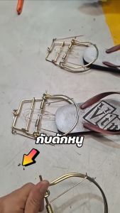 10 ปีก็ไม่แตก กับดักหนู กับเวียดนาม กับลาว 6นิ้วชนิดหนา สเตนเลส สีทอง กับดักหนูโมดิฟาย