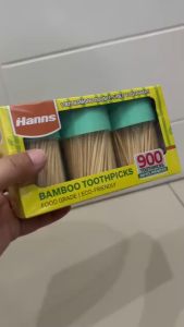 Hanns Bamboo Toothpick 900pcs - 300pcs per bottle