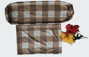 satu set urung kulit  bantal guling motif aesthetic untuk diisi kapuk sillicon dackron DLL
