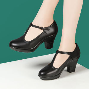 LANYILIAN | Soft Bottom Dancing Shoes for Women Medium High Heel