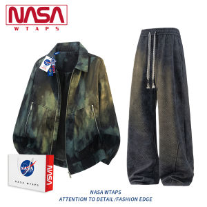 NASA WTAPS | Mens New Season Spring Autumn Tie Dye Loose Fit Casual Trousers