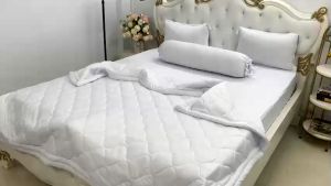 [HCM]Bộ Drap thun Hàn Quốc loại 1 có mền 5 món ( 1 drap + 1 chăn chần bông + 3 áo gối) hoặc mền lẻ