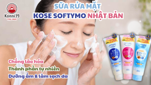 [TUÝP 150GR] SỮA RỬA MẶT KOSE SOFTYMO NHẬT BẢN
