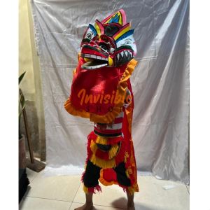 Stelan Baju reog full embong + barongan Caplokan spon mainan anak kemul panjang dan lebar tinggal pakai dan pentas