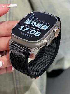 Trail Strap For Apple Watch Ultra 2 Band 49mm 45mm 44mm 42mm 40mm 41mm 38mm Nylon bracelet correa iwatch series10 9 8 7 6 5 4 SE