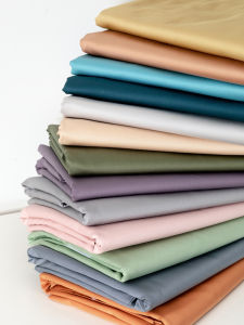 A-Class 100-Thread Count Pure Cotton Long-Staple Cotton Gown Sateen Solid Color Bed Sheet Single Person 1.5 Quilt Cover 1.8m