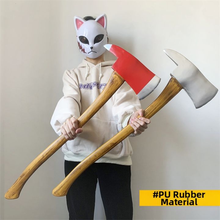 American%20Style%20Sharp%20Headed%20Axe%20Red%20Blade%20Tool%20Firefighting%20Halloween%20Scary%20Prop%20Children's%20Game%20Model%20PU%20Material%20Toy%20-%20Image%202