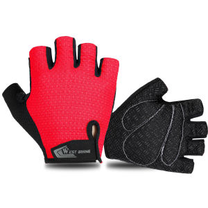 West Biking | Găng Tay Đạp Xe WEST BIKING Nửa Ngón Thoáng Khí Chống Mồ Hôi Điều Chỉnh Được Chất Liệu Nylon Dành Cho Mùa Hè Chống Sốc