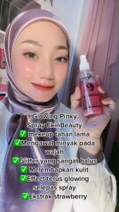 Spray pinky>Setting Spray>Make Up>Spray>Muka>Mist>Setting>Moisturiser>Pelembab> Glowing