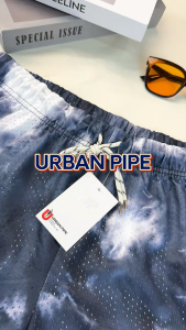 [New Style]URBAN PIPE Tie-dye Shorts For Men Knee-Above W/ Drawstring Basketball Jersey Short K8717