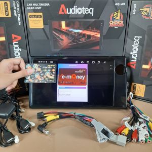 HEAD UNIT ANDROID BRIO BRV MOBILIO 2016 UP ANDROID AUDIOTEQ NFC 9 INCH RAM 2/64 GB CAR PLAY