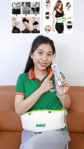 Máy Massage Bụng Giảm Mỡ Nikio NK-168 - Công Nghệ Rung Và Nóng Đánh Tan Mỡ Nhanh Chóng 9 Chế Độ Mát Xa Tùy Chọn